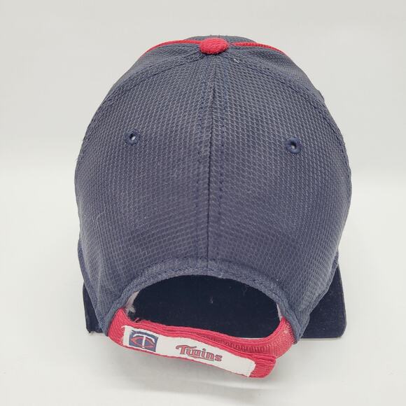 Minnesota Twins MLB Adjustable One Size New Era Official Hat Cap Blue Red 9forty - Picture 3 of 8